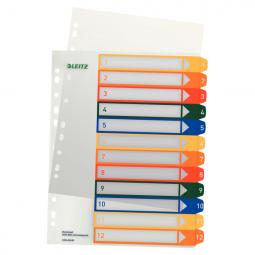 Leitz Index Maxi Printable 1-12 Index Divider A4 Pack of 10