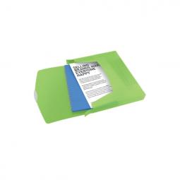 Rexel Choices Translucent Box File A4 350 Sheet Capacity Green Pack of 5