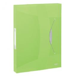 Rexel Choices Translucent Box File A4 350 Sheet Capacity Green Pack of 5