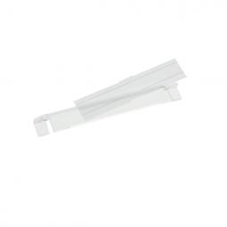 Rexel Plastic Top Tabs for Suspension Files Clear Pack of 50