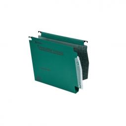 Rexel 275 Lateral Hanging Files 30mm base Manilla Green Pack of 50