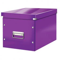 Leitz WOW Click & Store Cube Large Storage Box Purple