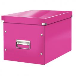 Leitz WOW Click & Store Cube Large Storage Box Pink