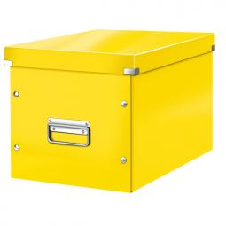 Leitz WOW Click & Store Cube Large Storage Box Yellow