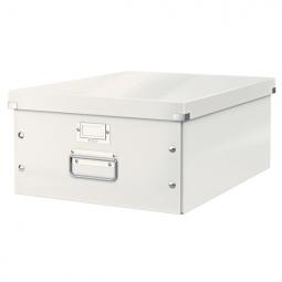 Leitz WOW Click & Store Large Storage Box With metal handles White