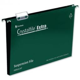 Rexel Foolscap Suspension Files 50mm base Polypropylene Green Pack of 25