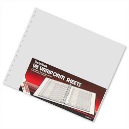 Rexel Twinlock Variform V8 Cash Refill Sheets 24 Columns Pack of 75 X 5 Packs