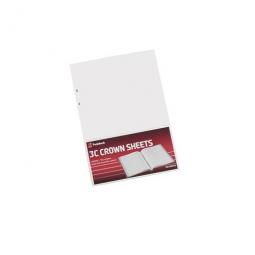 Rexel Twinlock 3C Crown Plain Sheets Pack of 100 sheets X 5 Packs