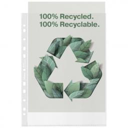 Esselte 100% Recycled Pocket A4 Polypropylene Pack of 100