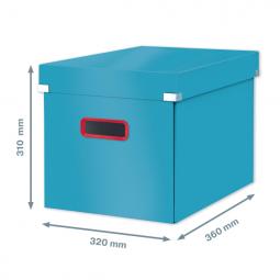 Leitz Storage Box Click & Store Cosy Cube Large Calm Blue