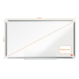 Nobo Premium Plus Widescreen Steel Magnetic Whiteboard 710x400mm