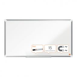 Nobo Premium Plus Widescreen Steel Magnetic Whiteboard 890x500mm