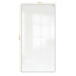 Nobo Portable Whiteboard 1800x900mm Black Trim