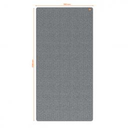 Nobo Portable Whiteboard and Notice Board 1800x900mm Grey Trim