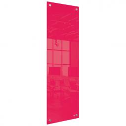 Nobo Small Glass Whiteboard Panel 300x900mm Red