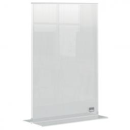 Nobo Premium Plus A5 Clear Acrylic Freestanding Poster Frame