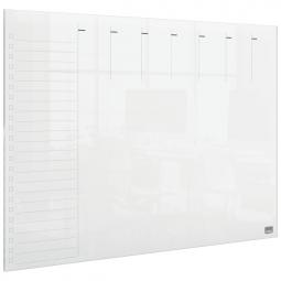 Nobo Transparent Acrylic Mini Whiteboard Desktop or Wall Mounted A3