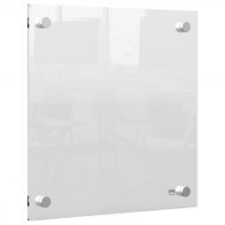 Nobo Transparent Acrylic Mini Whiteboard Wall Mounted 300x300mm