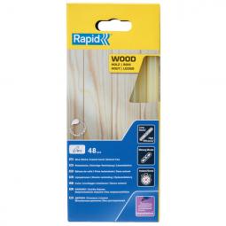 Rapid 12 mm Glue Sticks Wood Pack of 48