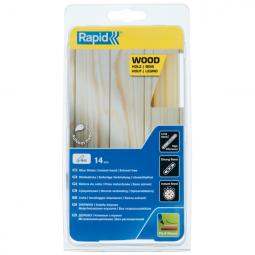 Rapid 12 mm Glue Sticks Wood Pack of 14