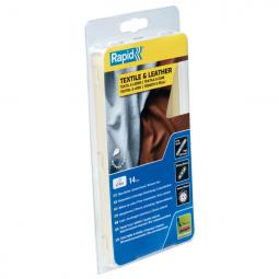 Rapid 12 mm Glue Sticks Textile & Leather Pack of 14