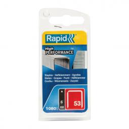 Rapid No. 53 Finewire staple 6 mm Pack of 1080