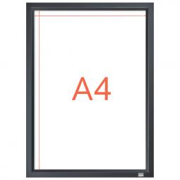 Nobo Impression Pro A4 Poster Frame with Graphite Grey Clip Frame