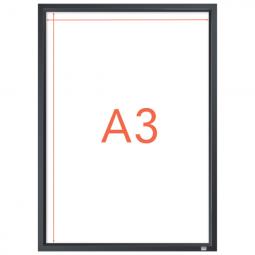 Nobo Impression Pro A3 Poster Frame with Graphite Grey Clip Frame