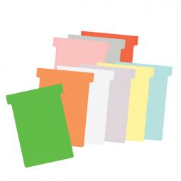 Nobo T-Cards Tab Size 3 Green Pack of 100 X 5 packs