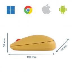 Leitz Cosy Wireless Mouse Warm Yellow