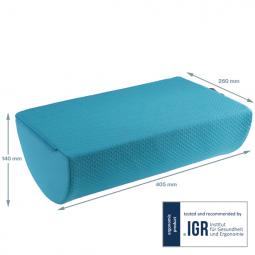 Leitz Ergo Cosy Desk Foot Rest Calm Blue