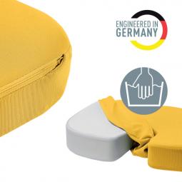 Leitz Ergo Cosy Seat Cushion Warm Yellow