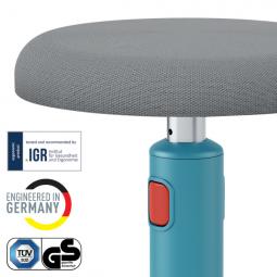 Leitz Ergo Cosy Active Sit Stand Stool 2 in1 Calm Blue