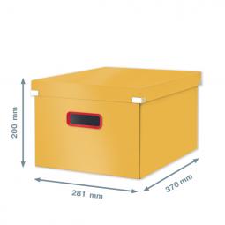 Leitz Storage Box Click & Store Cosy Medium Warm Yellow