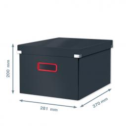 Leitz Storage Box Click & Store Cosy Medium Black