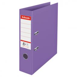 Esselte No.1 Colour Breeze Lever Arch File 75mm Polypropylene Lavender Pack of 10