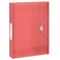 Esselte Colour Breeze Extra Capacity Box File Coral