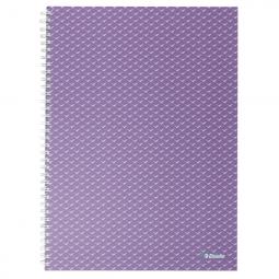 Esselte Colour Breeze A4 Notebook lined wirebound Lavender