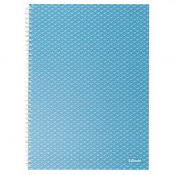 Esselte Colour Breeze A4 Notebook lined wirebound Blue