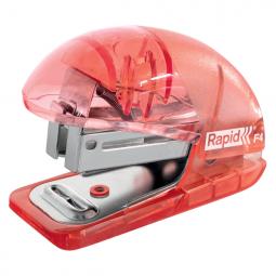 Rapid Colour Breeze Mini Stapler F4 Coral