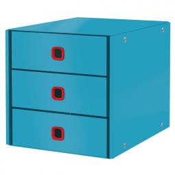 Leitz 3 Drawer Cabinet Click & Store Cosy Calm Blue