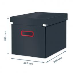 Leitz Storage Box Click & Store Cosy Cube Large Black