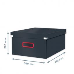 Leitz Storage Box Click & Store Cosy Large Black