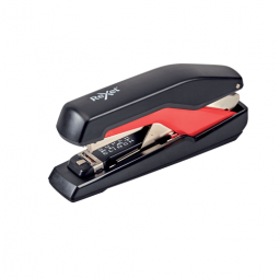 Rexel Omnipress Super Flat Clinch Full Strip 60 Sheet Metal Stapler S060 Black/Red