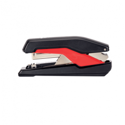 Rexel Omnipress Super Flat Clinch Full Strip 60 Sheet Metal Stapler S060 Black/Red