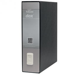 Esselte Dox 1 Lever Arch File Grey Pack of 6