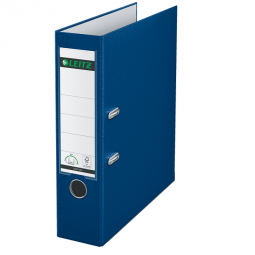 Leitz 180 degree Plastic Lever Arch File Foolscap 80 mm Blue Pack of 10