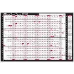 Sasco Mounted Long Range Year Wall Planner 2022-2023