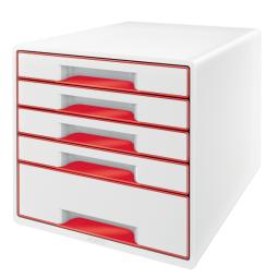Leitz WOW CUBE Drawer Cabinet Red