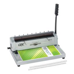 GBC W12 Manual Punch and Wire Binding Machine Capacity 125 A4 Sheets